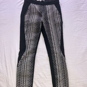Diane Von Furstenberg Skinny Pattern Pants